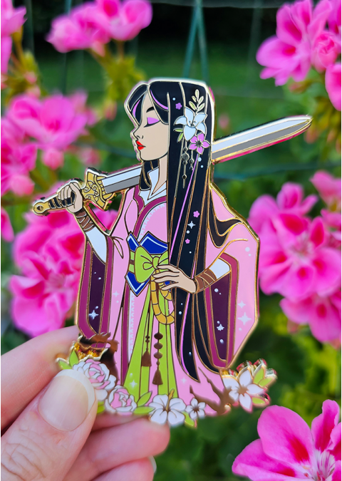 Pin Mulan `rose` édition limitée 100